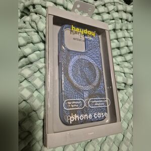iPhone 16 Pro Heyday Blue and Champagne Phone Case